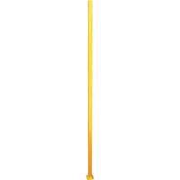 Adjustable Perimeter Guard In-Line Post, 4" W x 96" H, Yellow Distribution Industrielle GC