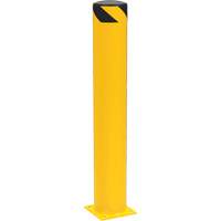Safety Pipe Bollard, Steel, 42" H x 6-5/8" W, Yellow Distribution Industrielle GC