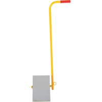 Cale de roues en aluminium avec poign&eacute;e, 7" la x 11-7/8" p x 7-11/16" h Distribution Industrielle GC