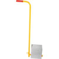 Cale de roues en aluminium avec poign&eacute;e, 7" la x 11-7/8" p x 7-11/16" h Distribution Industrielle GC