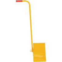 Cale de roue avec poign&eacute;e ergonomique, Acier, Jaune, 8" la x 10-3/4" p x 9-1/8" h Distribution Industrielle GC
