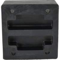 Butoir de quai moul&eacute;, Caoutchouc renforc&eacute;, 12" la x 4" p x 13" h Distribution Industrielle GC