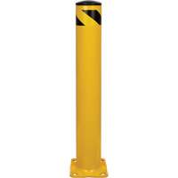 Butoir de s&eacute;curit&eacute;, Acier, 36" h x 5-1/2" la, Jaune Distribution Industrielle GC
