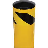 Safety Bollard, Steel, 42" H x 5-1/2" W, Yellow Distribution Industrielle GC