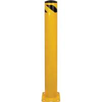 Safety Bollard, Steel, 42" H x 5-1/2" W, Yellow Distribution Industrielle GC
