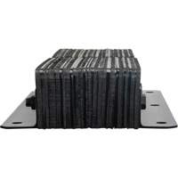Butoirs de quai lamell&eacute;s, Vertical, Caoutchouc, 11" la x 4" p x 24" h Distribution Industrielle GC