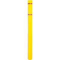 Capuchon en poly&eacute;thyl&egrave;ne pour borne de protection, 4-1/2" dia. x 64" l, Rouge/Jaune Distribution Industrielle GC