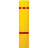 Capuchon en poly&eacute;thyl&egrave;ne pour borne de protection, 4-1/2" dia. x 64" l, Rouge/Jaune Distribution Industrielle GC