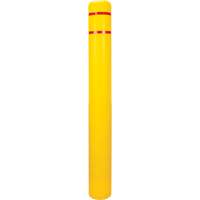 Capuchon en poly&eacute;thyl&egrave;ne pour borne de protection, 6-5/8" dia. x 60" l, Rouge/Jaune Distribution Industrielle GC