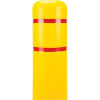 Capuchon en poly&eacute;thyl&egrave;ne pour borne de protection, 6-5/8" dia. x 60" l, Rouge/Jaune Distribution Industrielle GC
