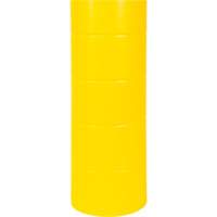 Capuchon en poly&eacute;thyl&egrave;ne pour borne de protection, 6-5/8" dia. x 60" l, Rouge/Jaune Distribution Industrielle GC