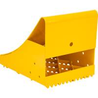 Cales-roue pour la glace, Acier, Jaune, 8-1/16" la x 10-5/8" p x 8-13/16" h Distribution Industrielle GC
