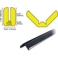 Butoir de protection de rebords mod&egrave;le W 1M, Longueur 3.25' Distribution Industrielle GC