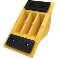 75 Ton Large Equipment Wheel Chock with Grip Pads, Urethane, Yellow Distribution Industrielle GC