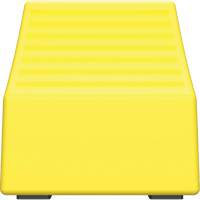 Cale de roue ultra-robuste pour l'exploitation mini&egrave;re Checkers Safety, PEHD, Jaune, 14-1/2" la x 17-1/2" p x 16" h Distribution Industrielle GC