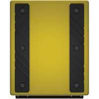 Cale de roue ultra-robuste pour l'exploitation mini&egrave;re Checkers Safety, PEHD, Jaune, 14-1/2" la x 17-1/2" p x 16" h Distribution Industrielle GC