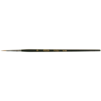 Pinceau d'artiste, Largeur de la brosse de 1/16", Martre rouge, Manche &agrave; Bois Distribution Industrielle GC