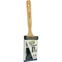 Pinceau &agrave; soies angulaires Crown Pro, Soies, Manche Bois, Largeur de 2-1/2" Distribution Industrielle GC