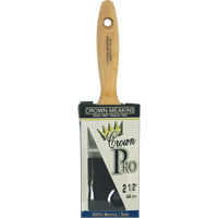 Pinceau &agrave; soies angulaires Crown Pro, Soies, Manche Bois, Largeur de 2-1/2" Distribution Industrielle GC