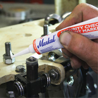 Marqueur de peinture de contr&ocirc;le de s&eacute;curit&eacute;, 1,7 oz, Tube, Orange Distribution Industrielle GC