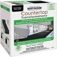 Countertop Transformations&reg; Mica Countertop Coating System, 1.42 L, Kit, Black Mica Distribution Industrielle GC