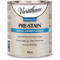 Conditionneur de bois &agrave; base d'eau de premi&egrave;re qualit&eacute; Varathane, 946 ml, Transparent, Transparent Distribution Industrielle GC