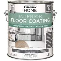 Couche de fond pour syst&egrave;me de rev&ecirc;tement de plancher int&eacute;rieur &agrave; la maison, 3,61 L, &agrave; l'eau, Tr&egrave;s mat, Base &agrave; teinter/Blanc Distribution Industrielle GC