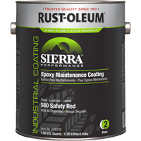 Sierra Performance S60 Maintenance Coating Base Component, 1 gal., Water-Based, Gloss, Red Distribution Industrielle GC