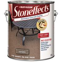 Rev&ecirc;tement de b&eacute;ton d&eacute;coratif Stoneffects, 3,78 L, Textur&eacute;, Beige Distribution Industrielle GC