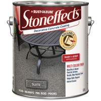 Rev&ecirc;tement de b&eacute;ton d&eacute;coratif Stoneffects, 3,4 L, &agrave; solvants, Textur&eacute;, Gris Distribution Industrielle GC