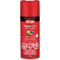 Appr&ecirc;t + peinture COLORmaxx, Rouge banni&egrave;re, Brillant, 12 oz, Canette a&eacute;rosol Distribution Industrielle GC