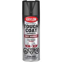Peinture Tough Coat avec technologie Rust Barrier, Noir, Tr&egrave;s brillant, 425 g, Canette a&eacute;rosol Distribution Industrielle GC