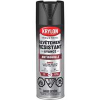 Peinture Tough Coat avec technologie Rust Barrier, Noir, Tr&egrave;s brillant, 425 g, Canette a&eacute;rosol Distribution Industrielle GC
