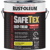 Rev&ecirc;tement d'acrylique SafeTex Easy-Tread, 1 gal., &agrave; l'eau, Plat/Textur&eacute;, Jaune Distribution Industrielle GC