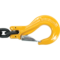 Chain Slings, 80 Chain, Double Legs, Oblong & Grab Hooks, 5/8" x 5' Distribution Industrielle GC