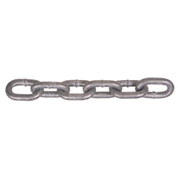 Chaînes galvanis&eacute;es par immersion &agrave; chaud, Acier au carbone, 5/8" x 150' (45,7 m) l, Calibre 30, Charge d'utilisation 6900 lb (3,45 tonnes) Distribution Industrielle GC