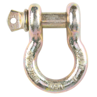 Manille d'ancrage &agrave; vis, 3/8", Cheville &agrave; vis, Chromat&eacute; jaune Distribution Industrielle GC