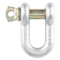 Manille d'ancrage &agrave; chaîne, 1/4", Cheville &agrave; vis, Galvanis&eacute; &agrave; chaud Distribution Industrielle GC