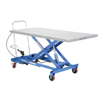 Table &eacute;l&eacute;vatrice &agrave; ciseaux hydraulique pneumatique, Acier, 63" lo x 31-1/2" la, Cap. 1000 lb Distribution Industrielle GC