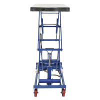 Table &eacute;l&eacute;vatrice &agrave; ciseaux hydraulique pneumatique, Acier, 35-1/2" lo x 20" la, Cap. 800 lb Distribution Industrielle GC