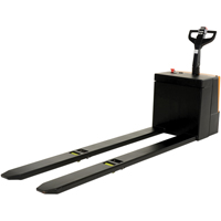Transpalette &eacute;lectrique motoris&eacute; a/plateforme &agrave; conducteur debout, Capacit&eacute; 4500 lb, 96" lo x 30" la Distribution Industrielle GC