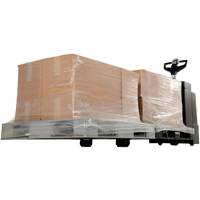 Transpalette &eacute;lectrique motoris&eacute; a/plateforme &agrave; conducteur debout, Capacit&eacute; 4500 lb, 96" lo x 30" la Distribution Industrielle GC