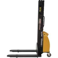 Gerbeur motoris&eacute; avec m&acirc;t &eacute;troit, Fonctionnement &eacute;lectrique, Capacit&eacute; 1000 lb, Lev&eacute;e max 63" Distribution Industrielle GC