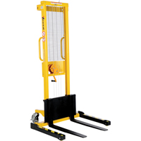 Gerbeur manuel, Fonctionnement Treuil manuel, Capacit&eacute; 770 lb, Lev&eacute;e max 60" Distribution Industrielle GC