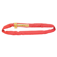 &eacute;lingue de levage en polyester ronde, Rouge, 3" la x 3' lo, 14 000 lb Charge verticale Distribution Industrielle GC