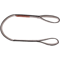 Polyester Web Sling, Double Ply, Double Eye, Type 3, 1" W x 4' L, 3100 lbs. Vertical Cap. Distribution Industrielle GC