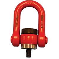 Anneau de levage pivotant VQ pour palan, M8, Longueur du filetage 12 mm, Acier alli&eacute; Distribution Industrielle GC
