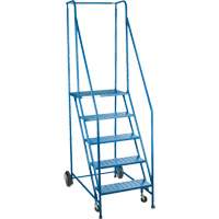CSA-Certified Rolling Step Ladder, 5 Steps, 22" Step Width, 46" Platform Height, Steel Distribution Industrielle GC