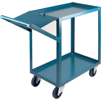 Chariots &agrave; cueillette, 36" h x 18" la x 46" p, 2 Tablettes, Capacit&eacute; 1200 lb Distribution Industrielle GC