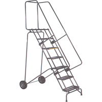 &eacute;chelles mobiles Fold-N-Store, 5 marches, Perfor&eacute;, Hauteur 50" Distribution Industrielle GC